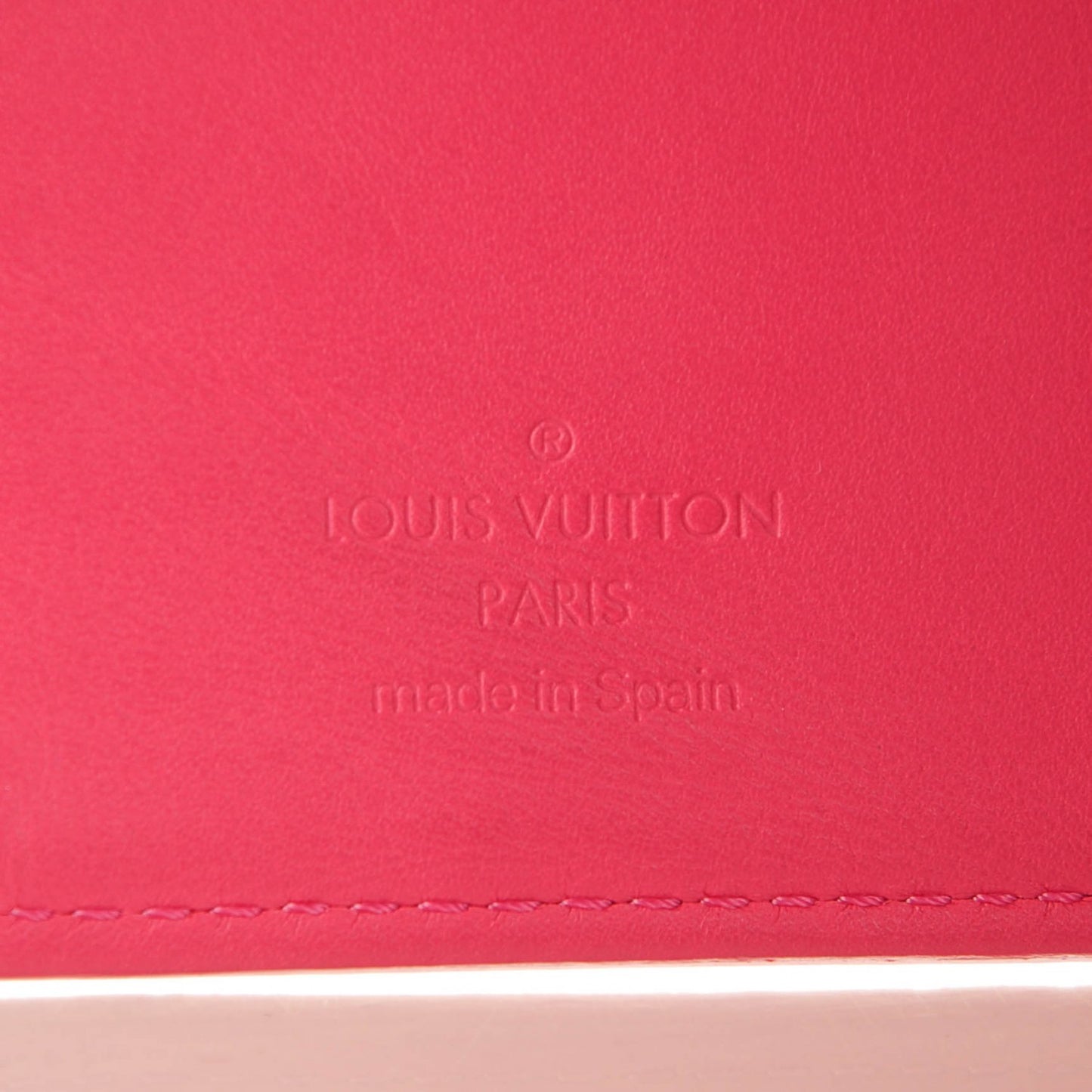 Vernis Small Ring Agenda Cover Framboise