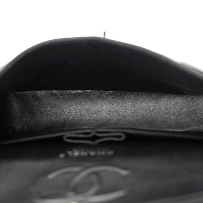 Chanel Lambskin Chevron Quilted Small Double Flap Black 5 of 13