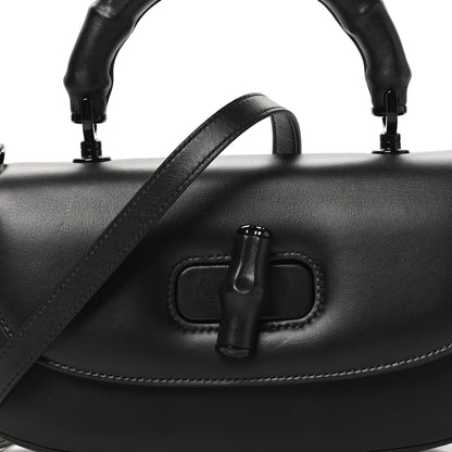 Gucci Calfskin Medium Bamboo Black 8 of 10