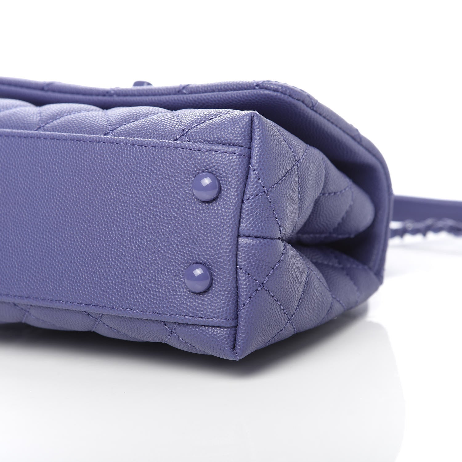 Chanel Caviar Quilted Incognito Extra Mini Coco Handle Flap Blue 10 of 11