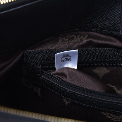 MCM Saffiano Nuovo Tote Black 7 of 14