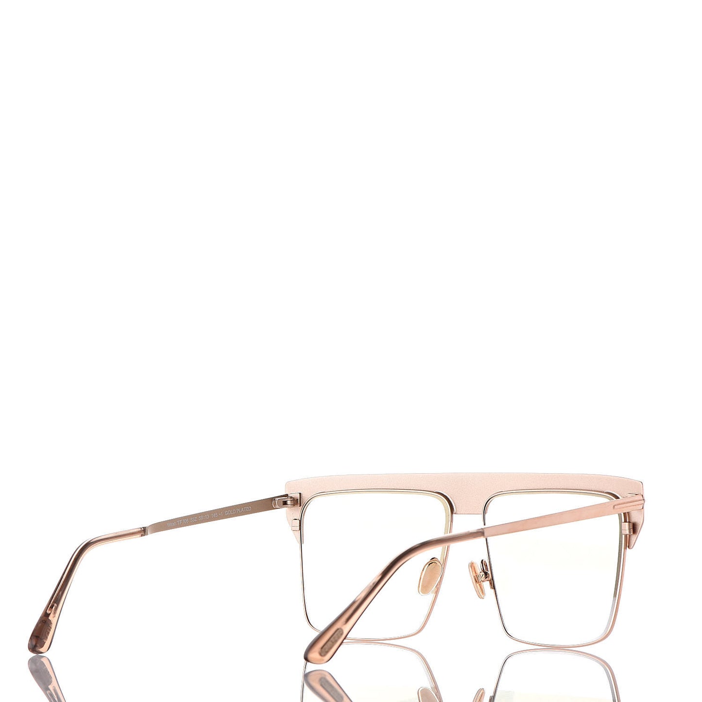 Gold Plated West Sunglasses TF706 Rose Gold