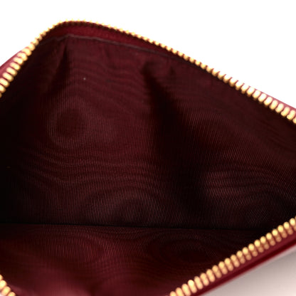 Christian Dior Patent Lady Dior Convertible Clutch Inserts Red 6 of 10