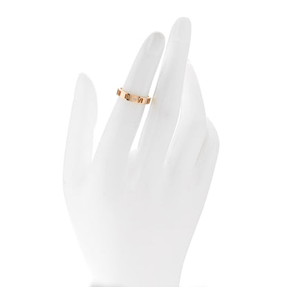 Tiffany 18K Rose Gold Diamond Atlas Pierced Ring 47 4.25 2 of 4