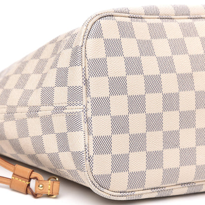Louis Vuitton Damier Azur Neo Neverfull MM Rose Ballerine 9 of 18