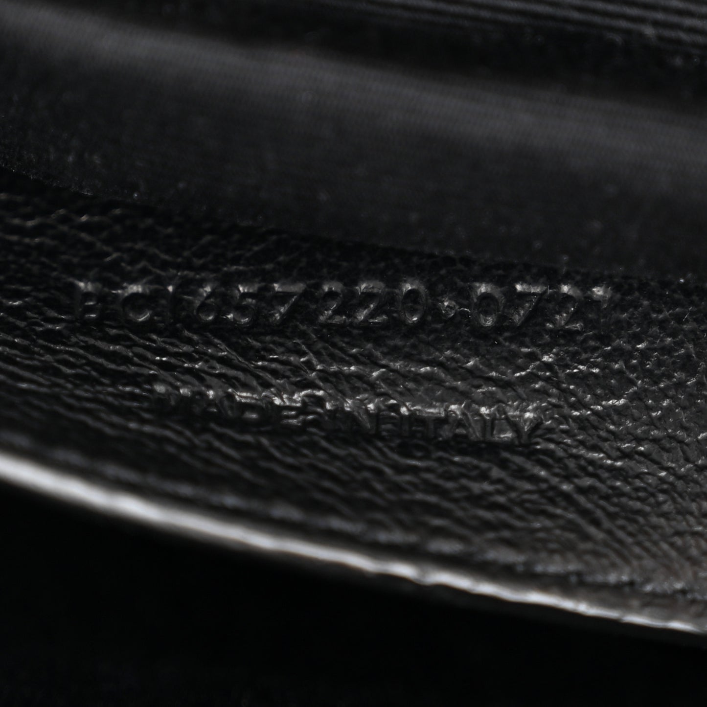 Lambskin Quilted Melody Chain Bag Black