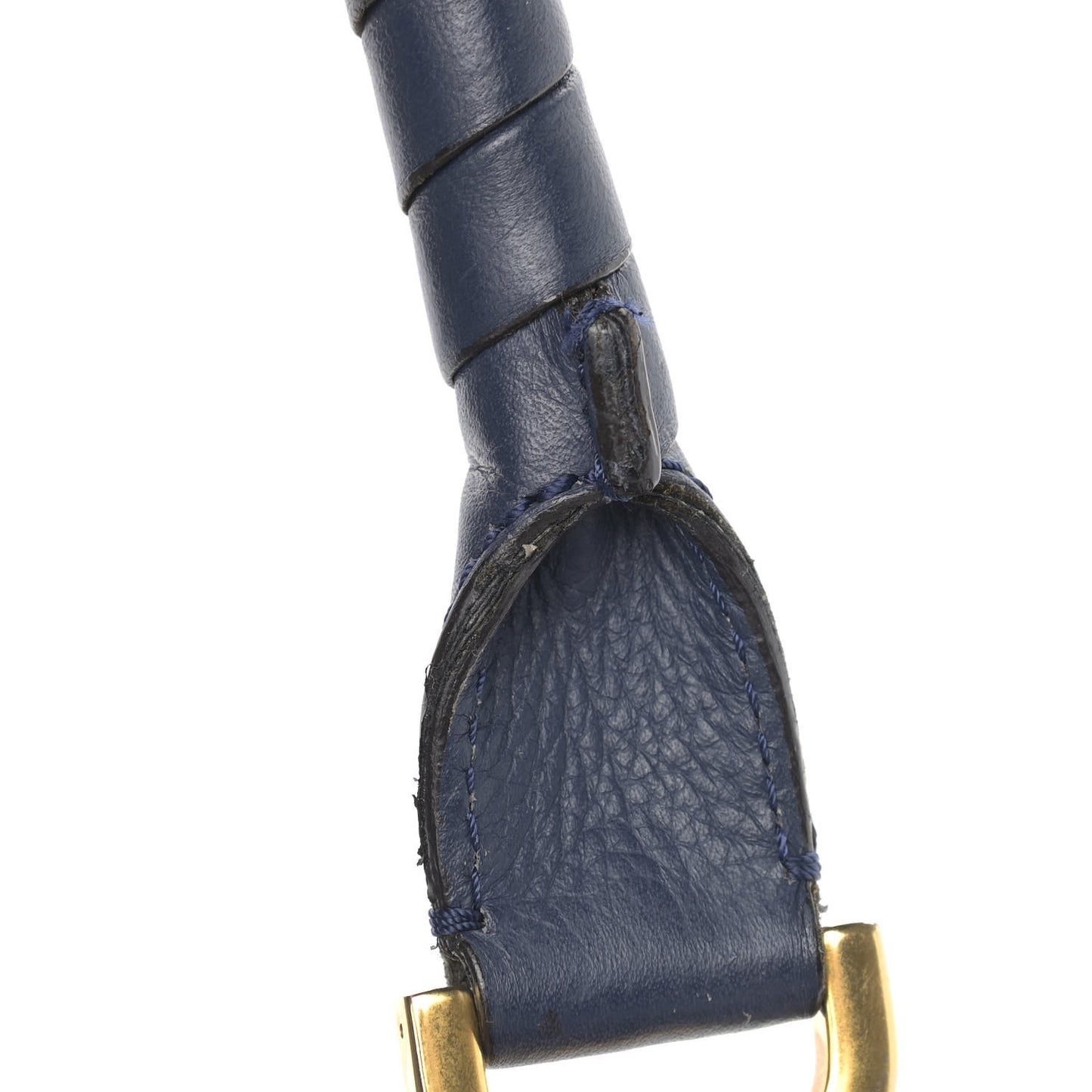 Calfskin Large Marcie Satchel Blue