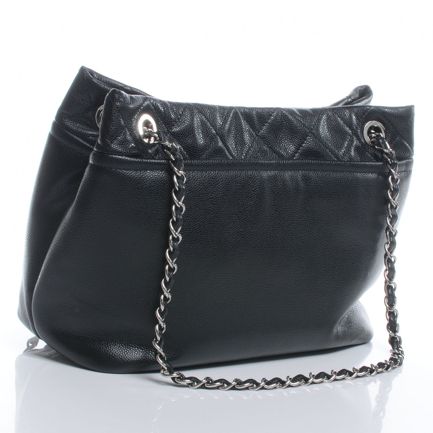 Chanel Caviar CC Timeless Tote Black 3 of 7