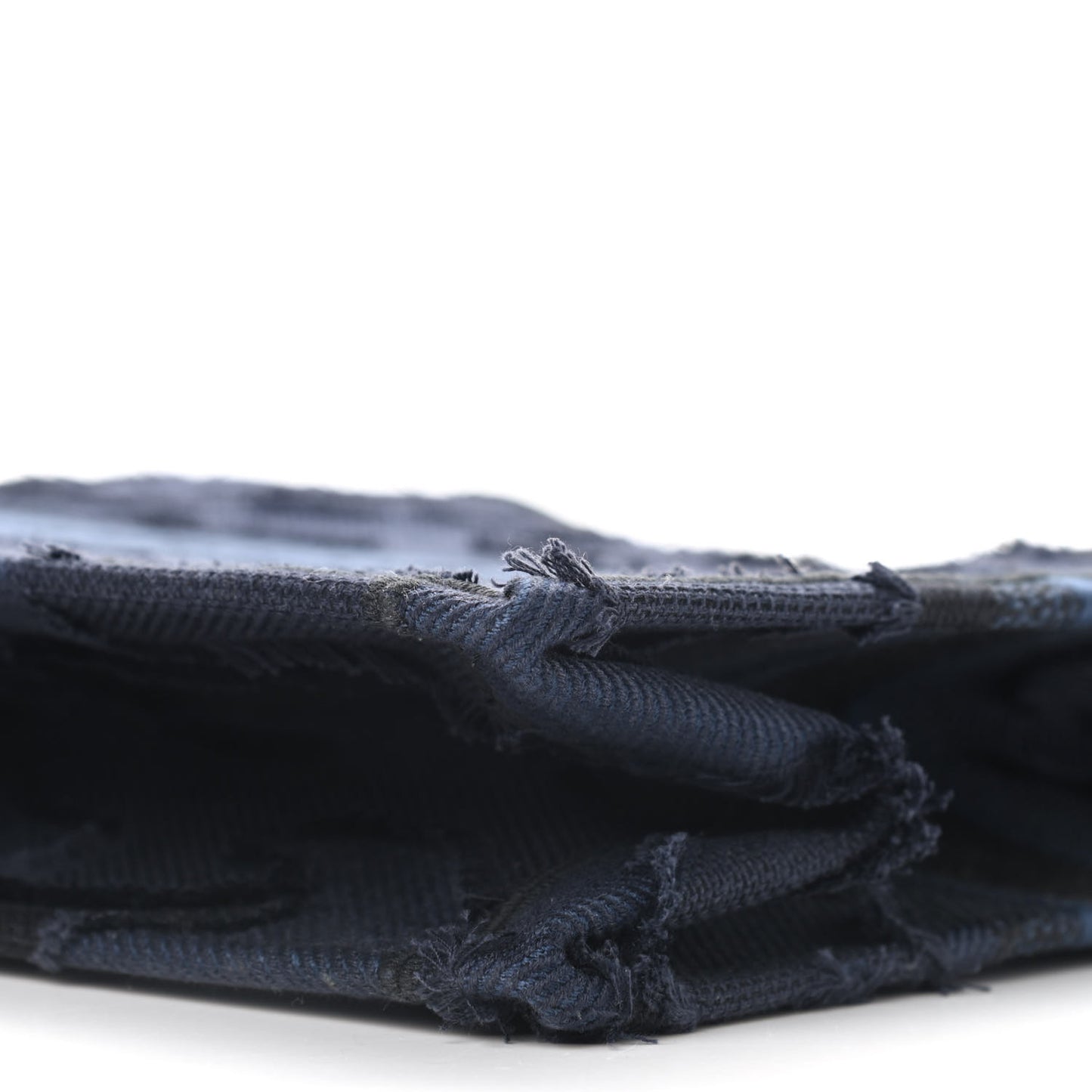 Canvas Embroidered Camouflage Book Tote Blue