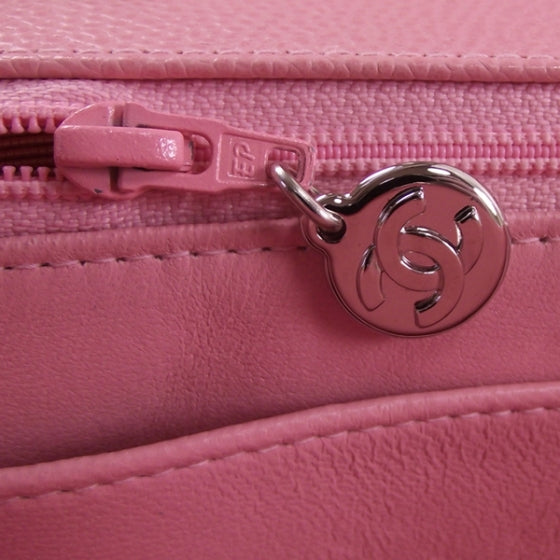 Caviar Jumbo Classic Flap Pink