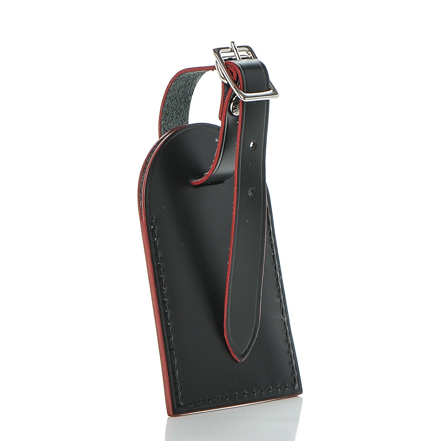 Calfskin Luggage Tag Black