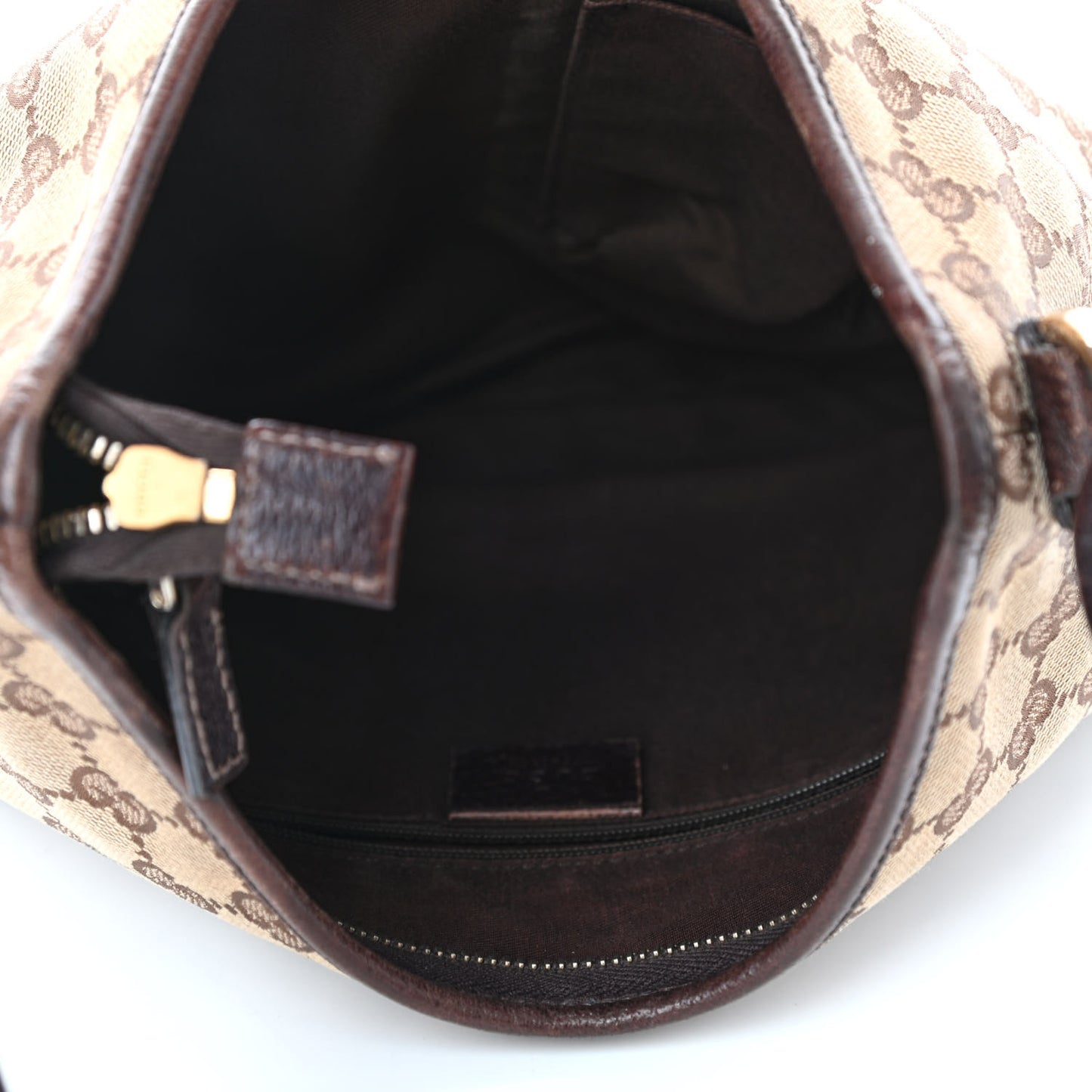 Monogram Medium Abbey D Ring Hobo Brown