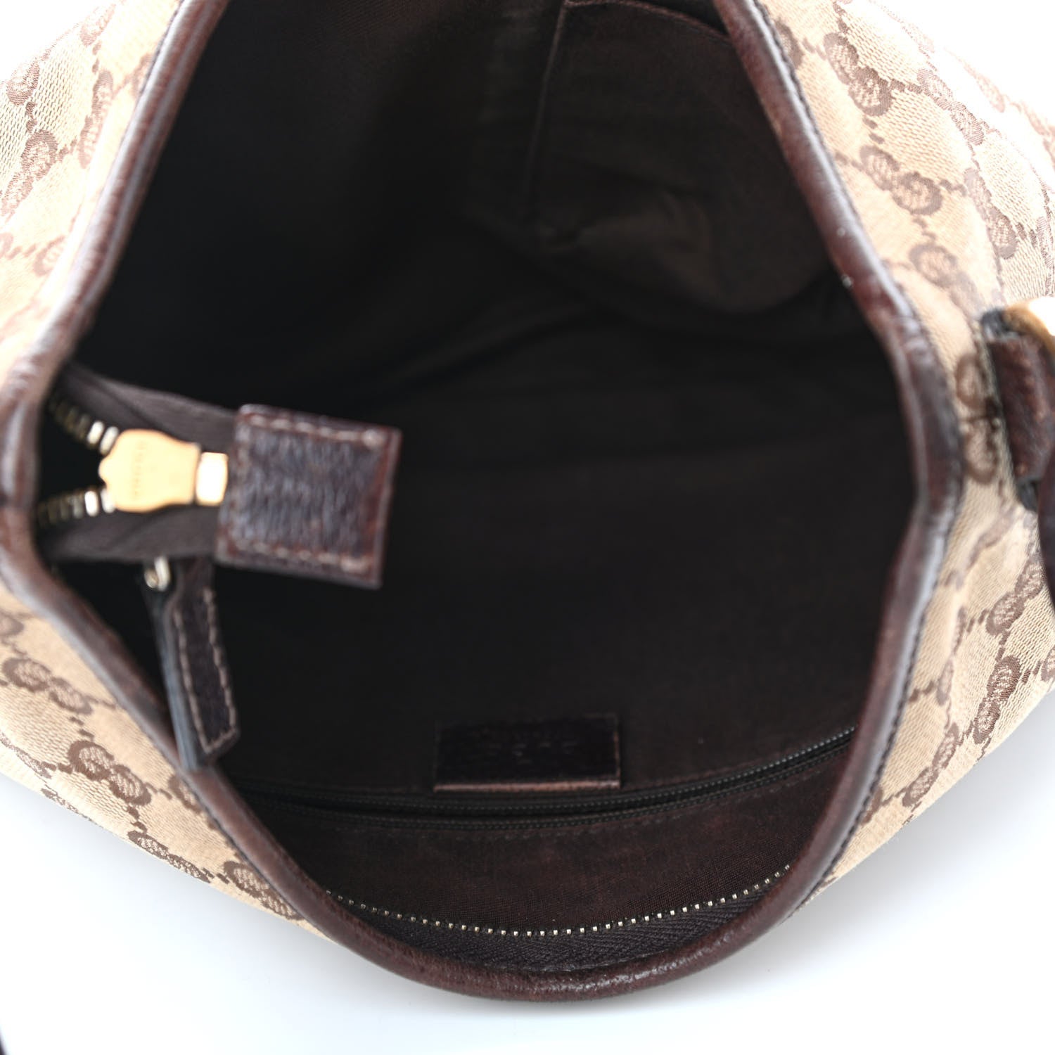 Gucci Monogram Medium Abbey D Ring Hobo Brown 4 of 4