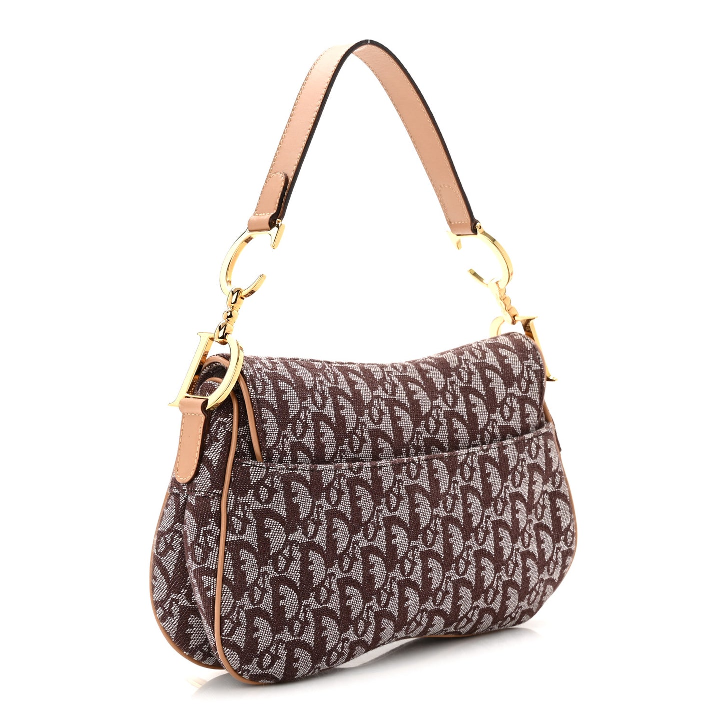 Monogram Double Saddle Bag Marron Clair