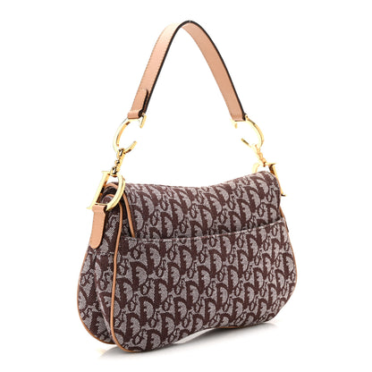 Christian Dior Monogram Double Saddle Bag Marron Clair 3 of 10