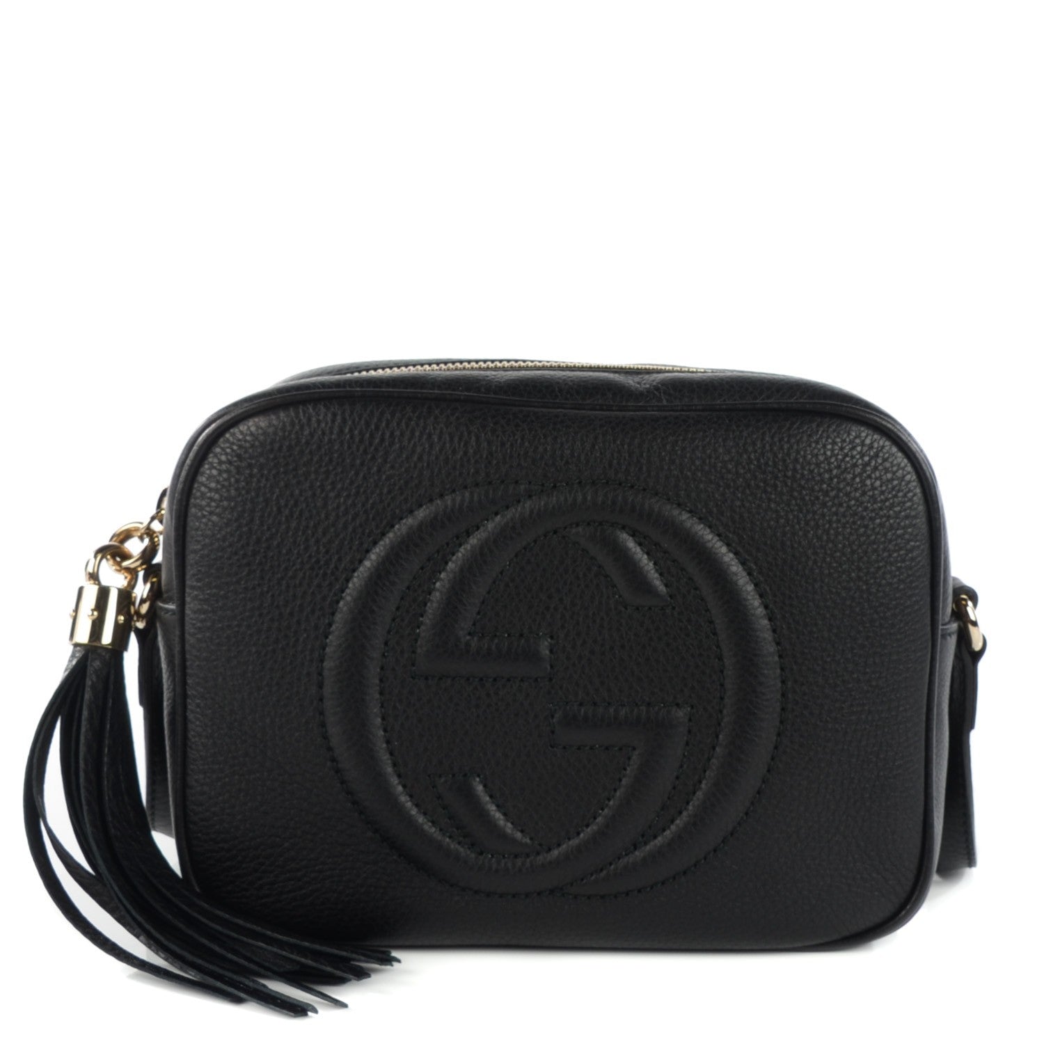 Gucci Pebbled Calfskin Small Soho Disco Bag Black 1 of 7
