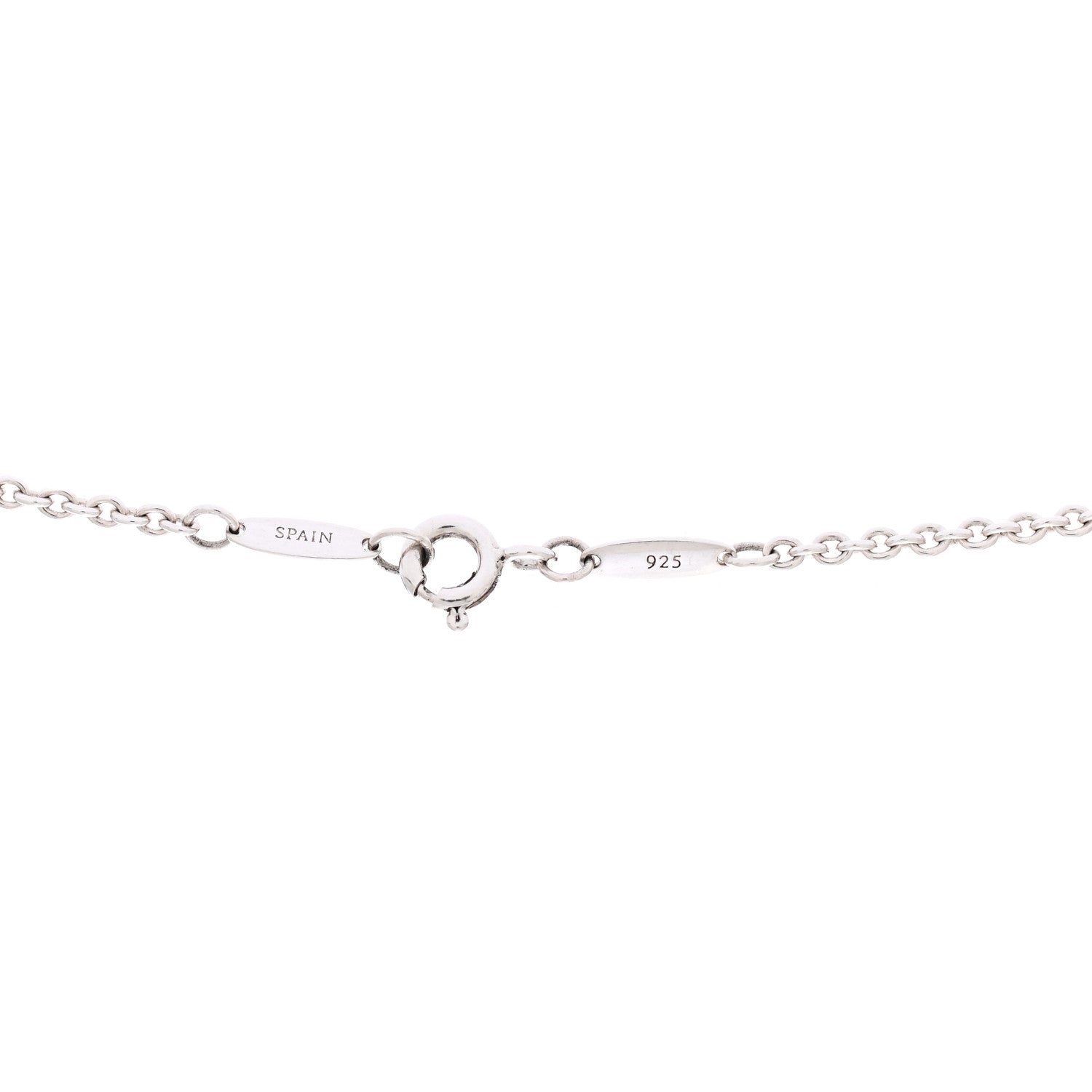 Tiffany Sterling Silver Elsa Peretti Open Heart Lariat Necklace 5 of 6