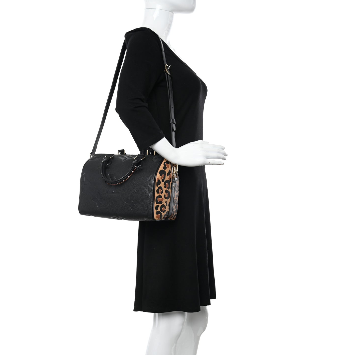 Empreinte Monogram Giant Wild At Heart Speedy Bandouliere 25 Black