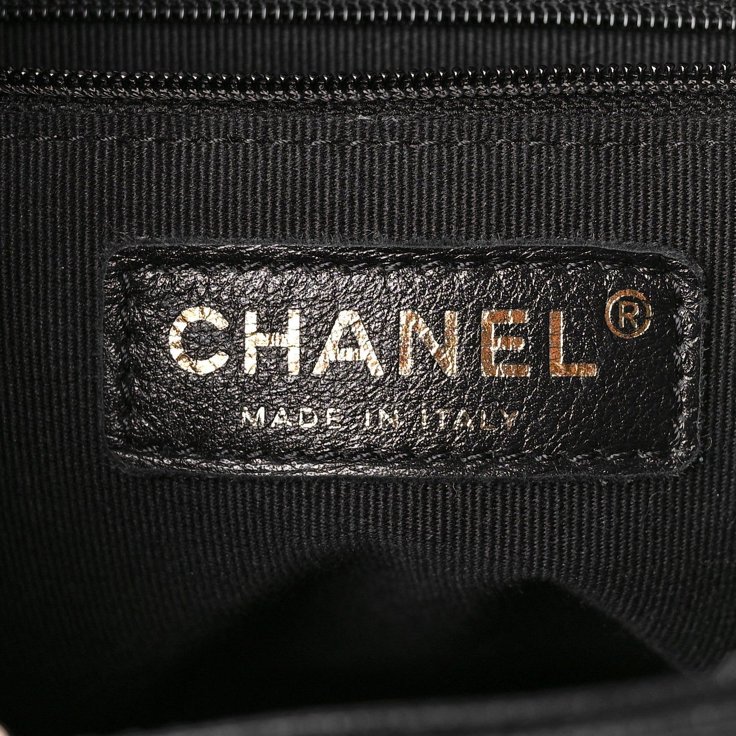 Caviar Quilted Pockets Backpack Black