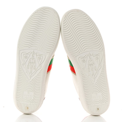Gucci Calfskin Web Interlocking G Womens Ace Sneakers 36 White 5 of 9