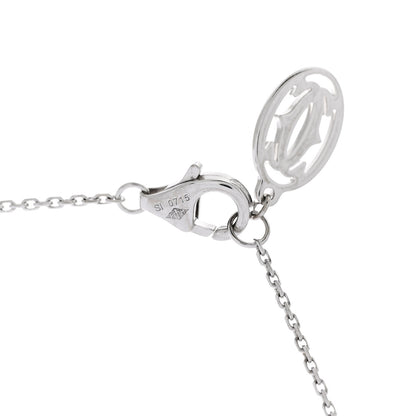 Cartier 18K White Gold Diamond Legers Drop Necklace 4 of 6