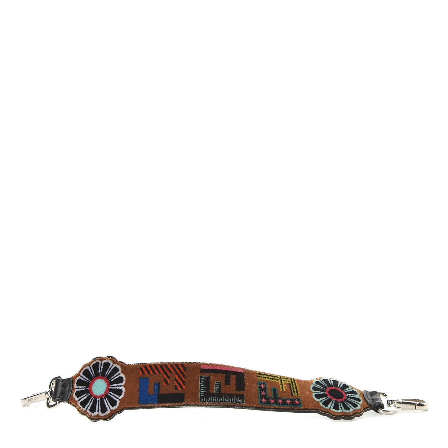 Velvet Vitello Dolce Fun Fair Embroidered Mini Strap You Tobacco Multicolor