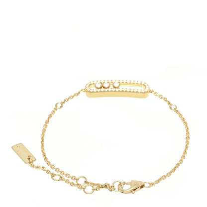 Messika 18K Yellow Gold Diamond Classic Baby Move Pave Bracelet 2 of 5