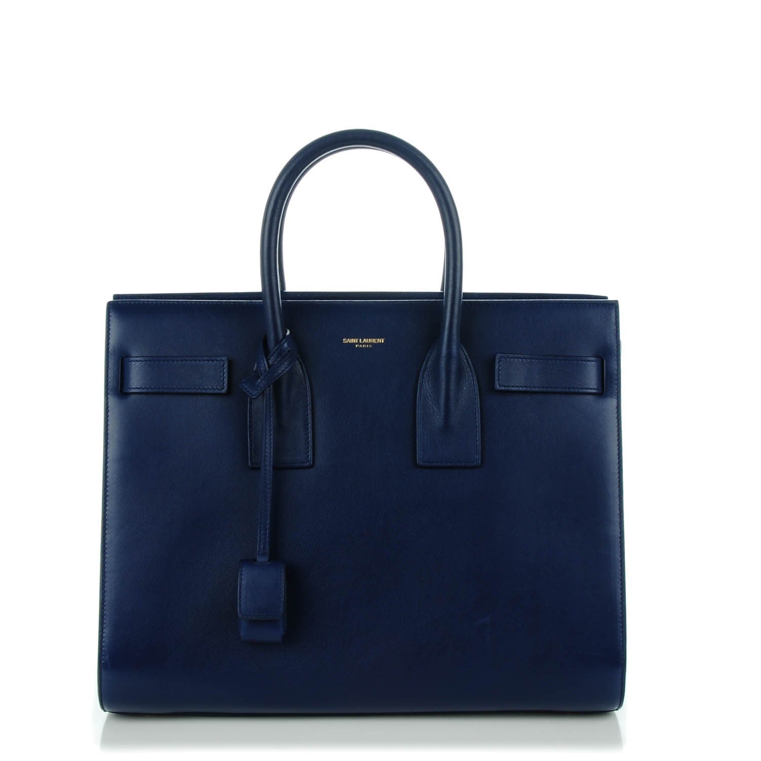 Saint Laurent Calfskin Small Sac De Jour New Marine 1 of 7