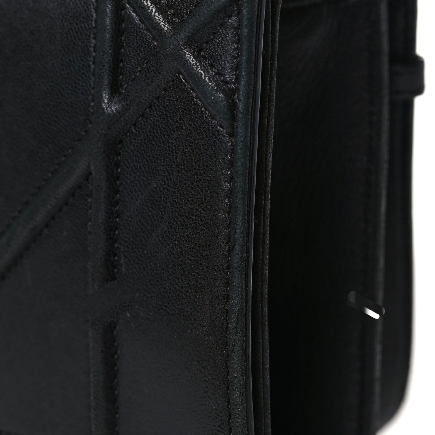Lambskin Medium Diorama Flap Bag Black