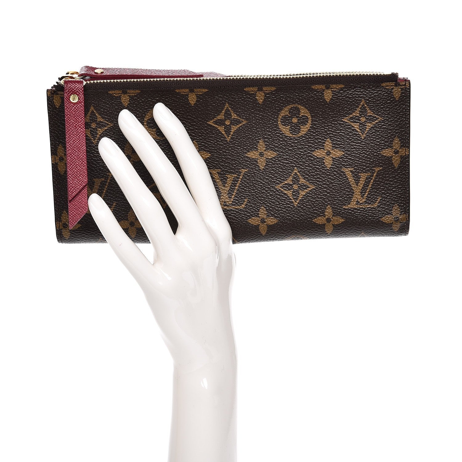 Louis Vuitton Monogram Adele Wallet Fuchsia 2 of 7