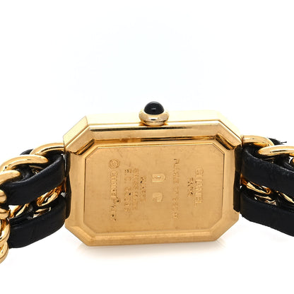 Chanel Stainless Steel Lambskin 20mm Chain Premiere Quartz Watch Gold L 4 of 4