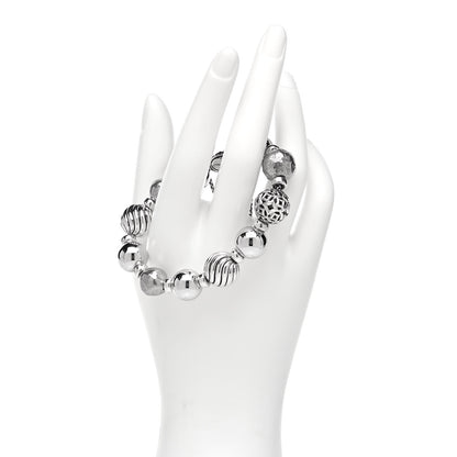 David Yurman Sterling Silver 14mm Elements Bead Bracelet 2 of 5