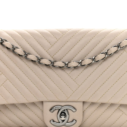 Chanel Lambskin Quilted Medium CC Crossing Flap Beige 8 of 11
