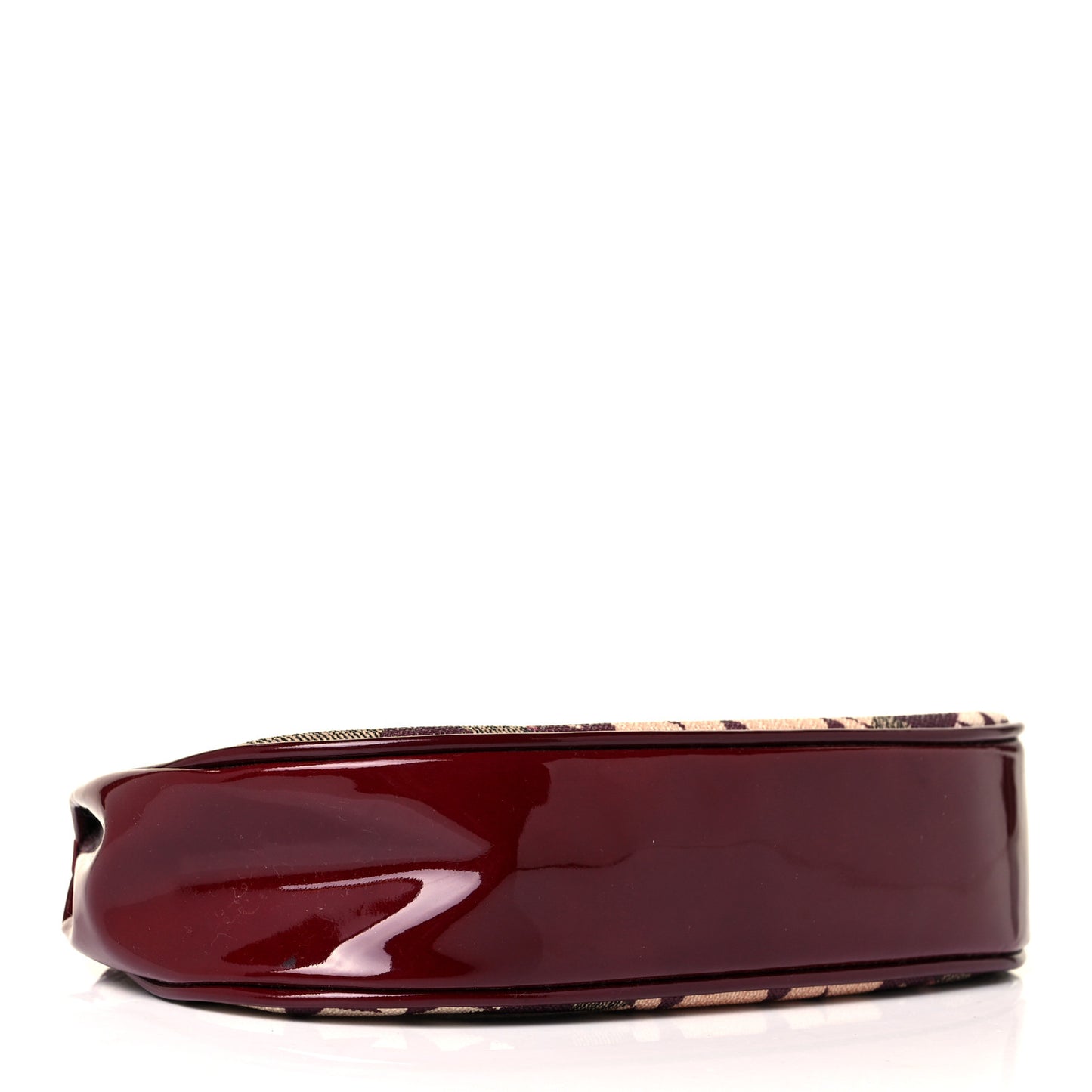 Patent Supernova Check Stars Small Shoulder Bag Berry Red