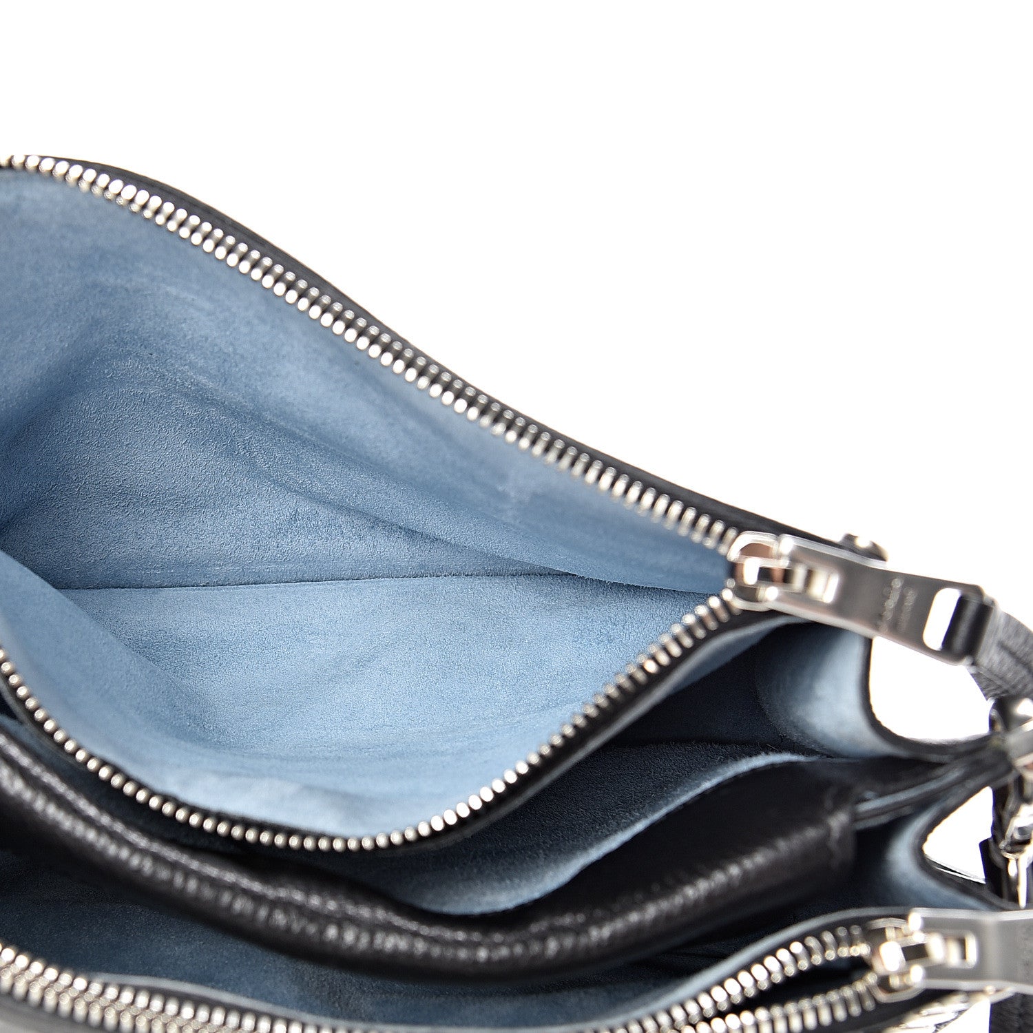 Prada Glace Calfskin Studded Etiquette Shoulder Bag Black 4 of 14