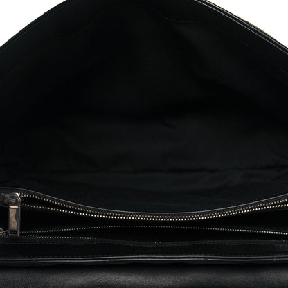 Saint Laurent Calfskin Y Quilted Monogram Large Loulou Chain Satchel Black 5 of 12