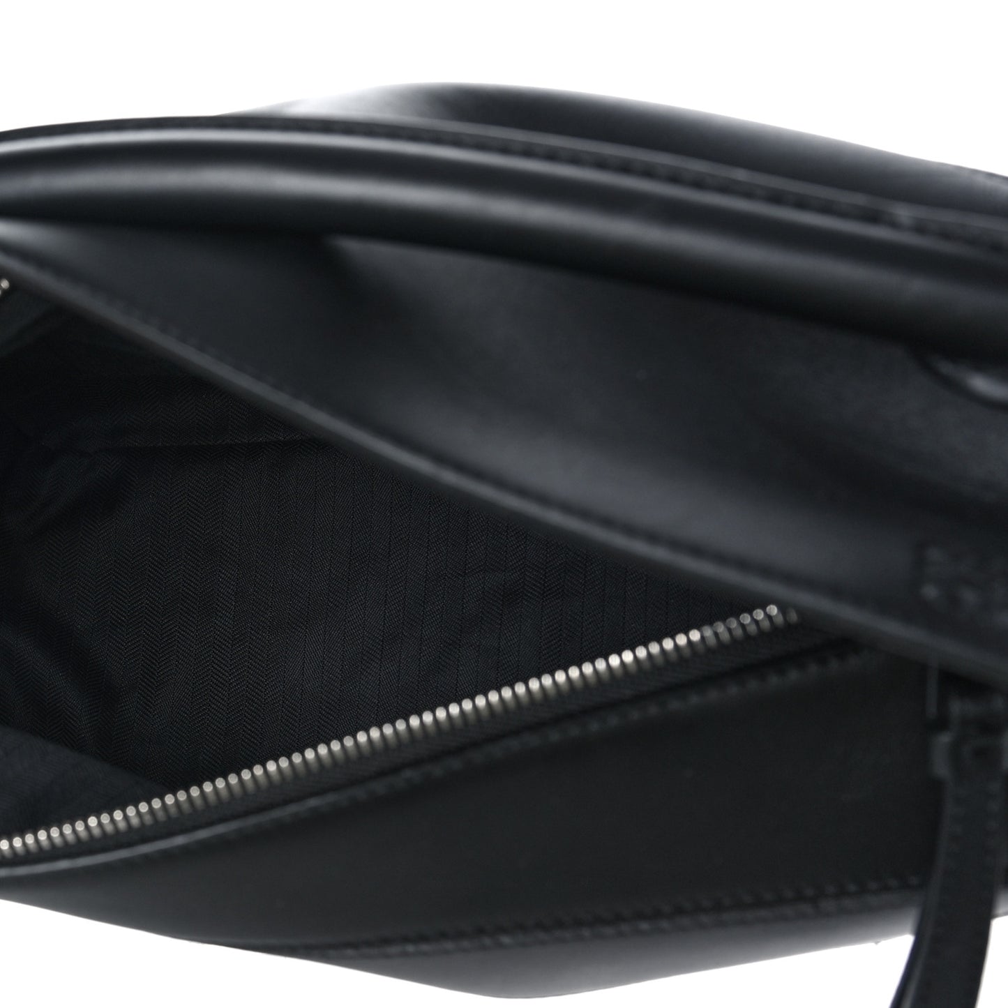 Satin Calfskin Puzzle Bag Black