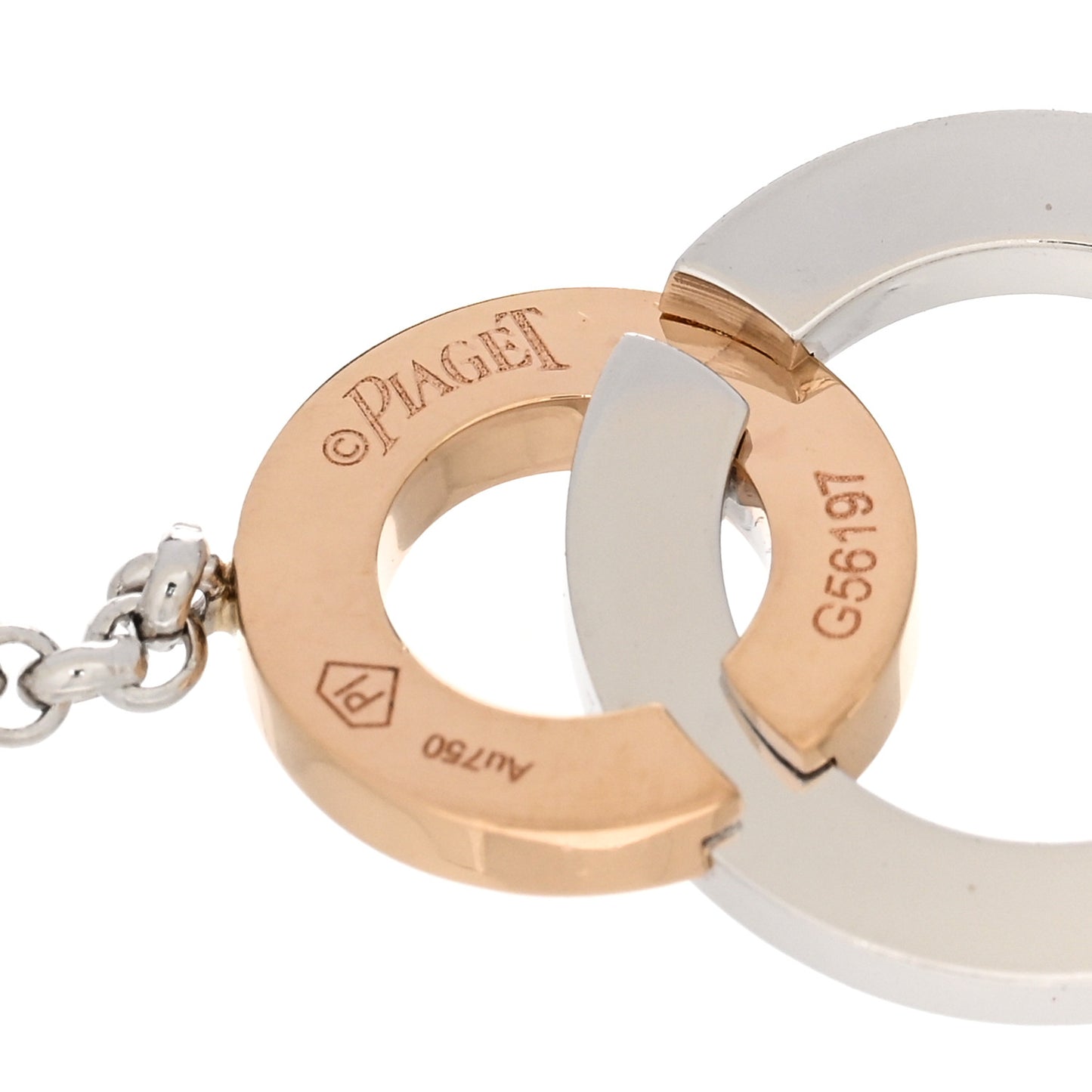 18K Rose White Gold Diamond Possession Toi & Moi Bracelet