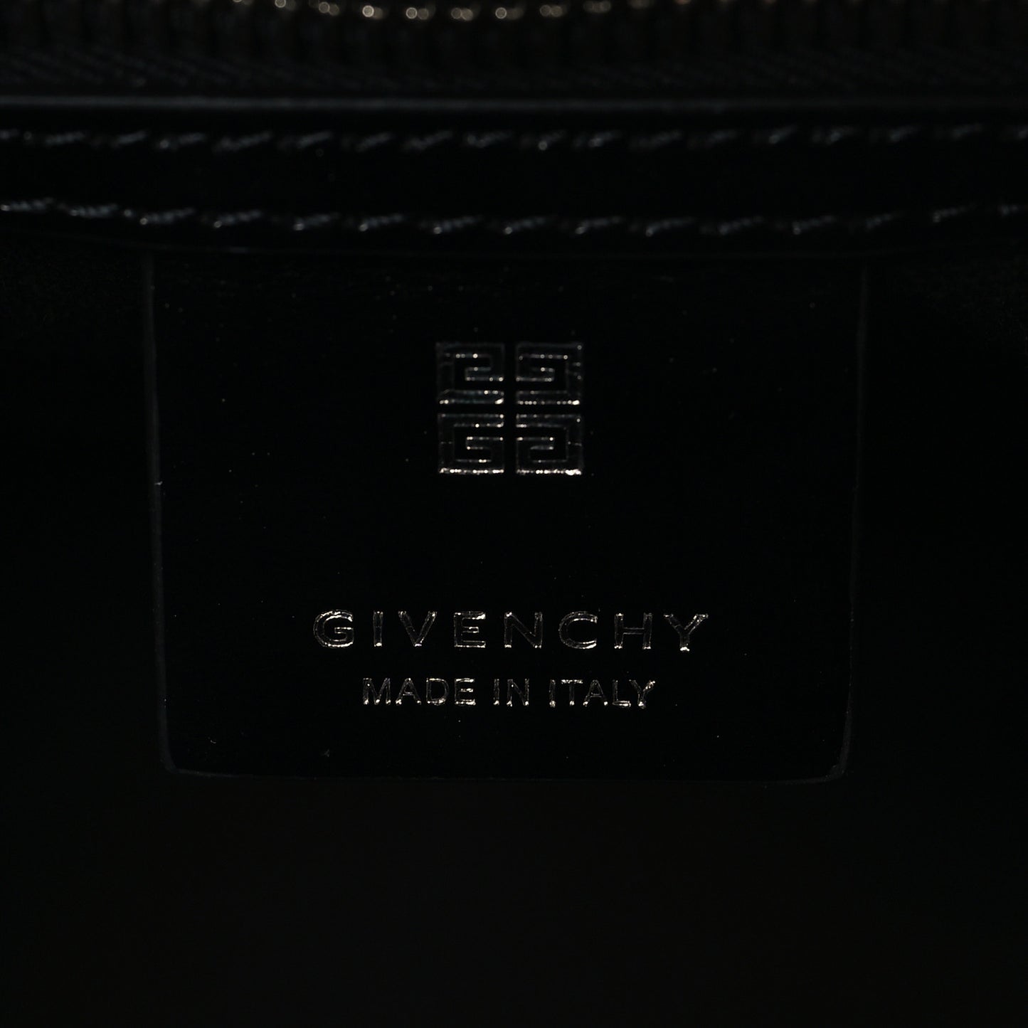 Shiny Lord Calfskin Mini Antigona Black