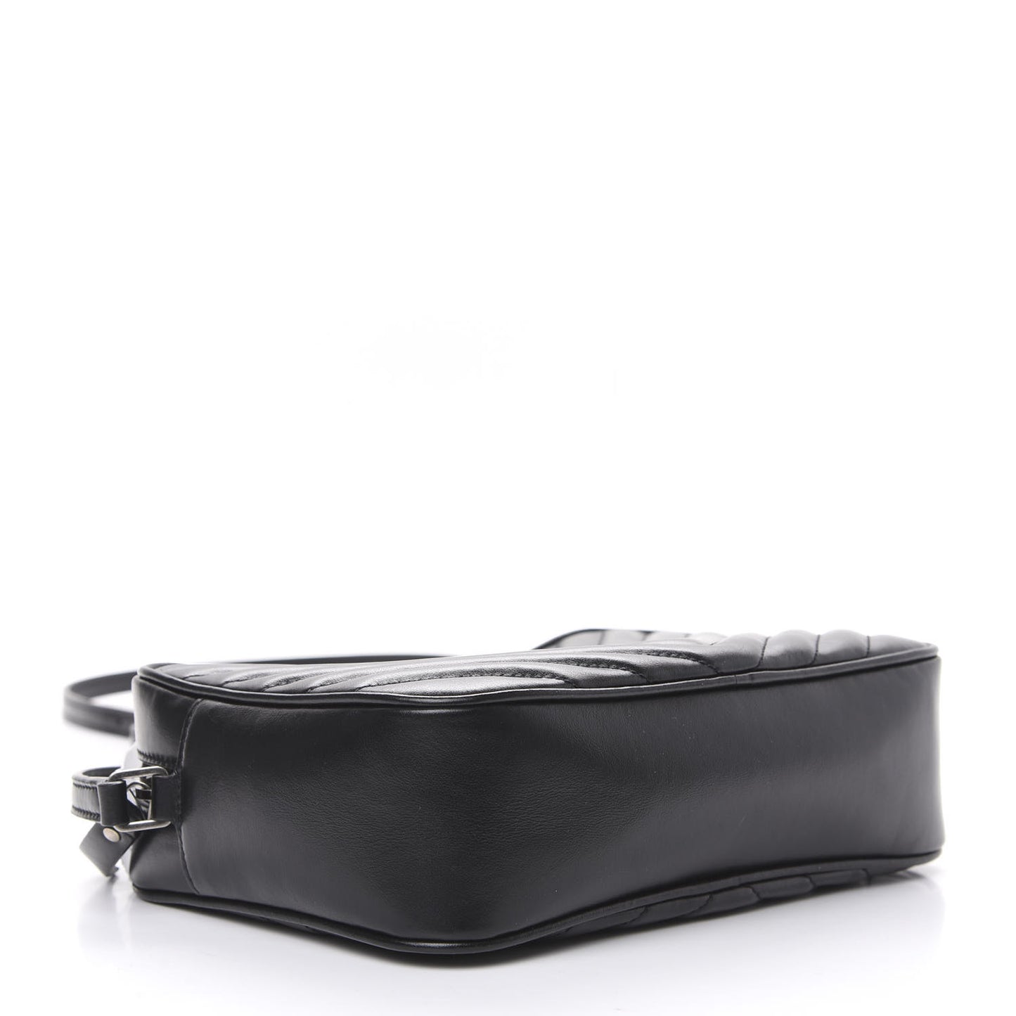 Calfskin Matelasse Monogram Lou Camera Bag Black