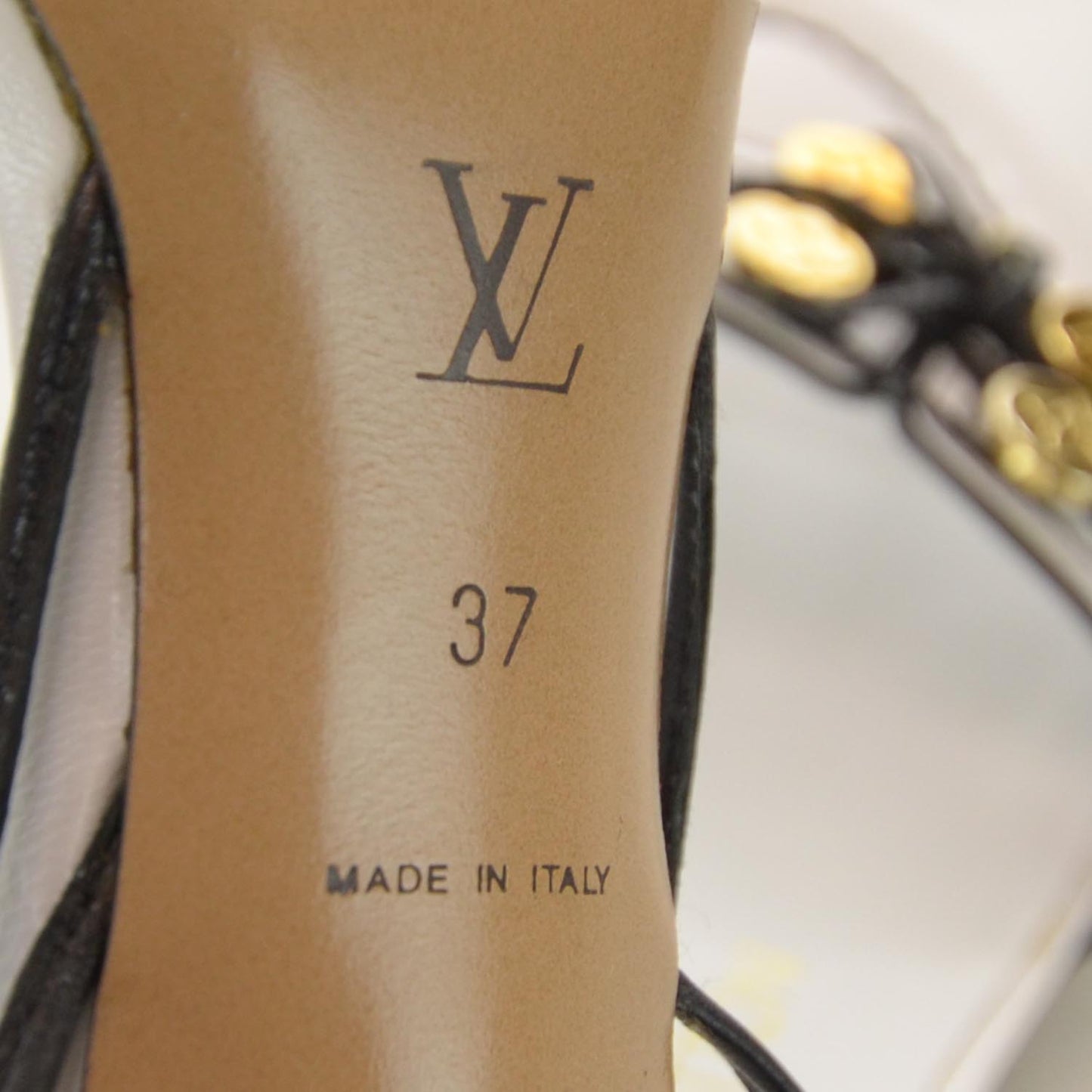 Leather Sophie Slingback Heels 37 White