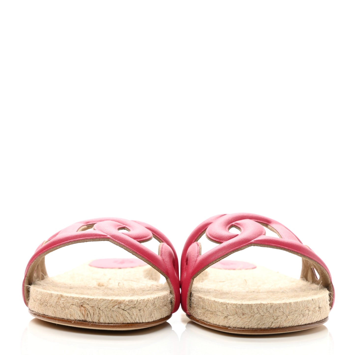 Nappa Famosa Espadrille Sandals 36 Rosa Framboise