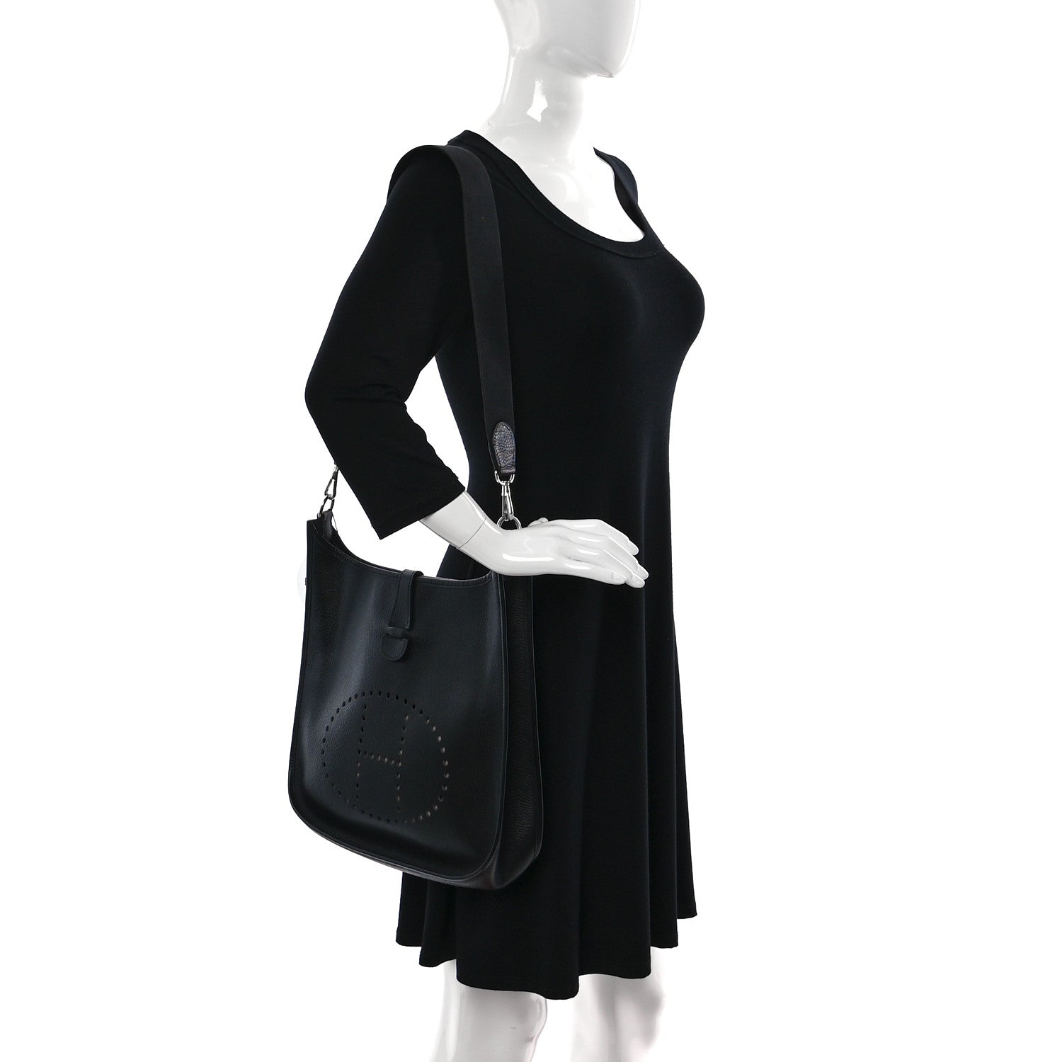 Hermes Togo Evelyne III TGM Black 2 of 9