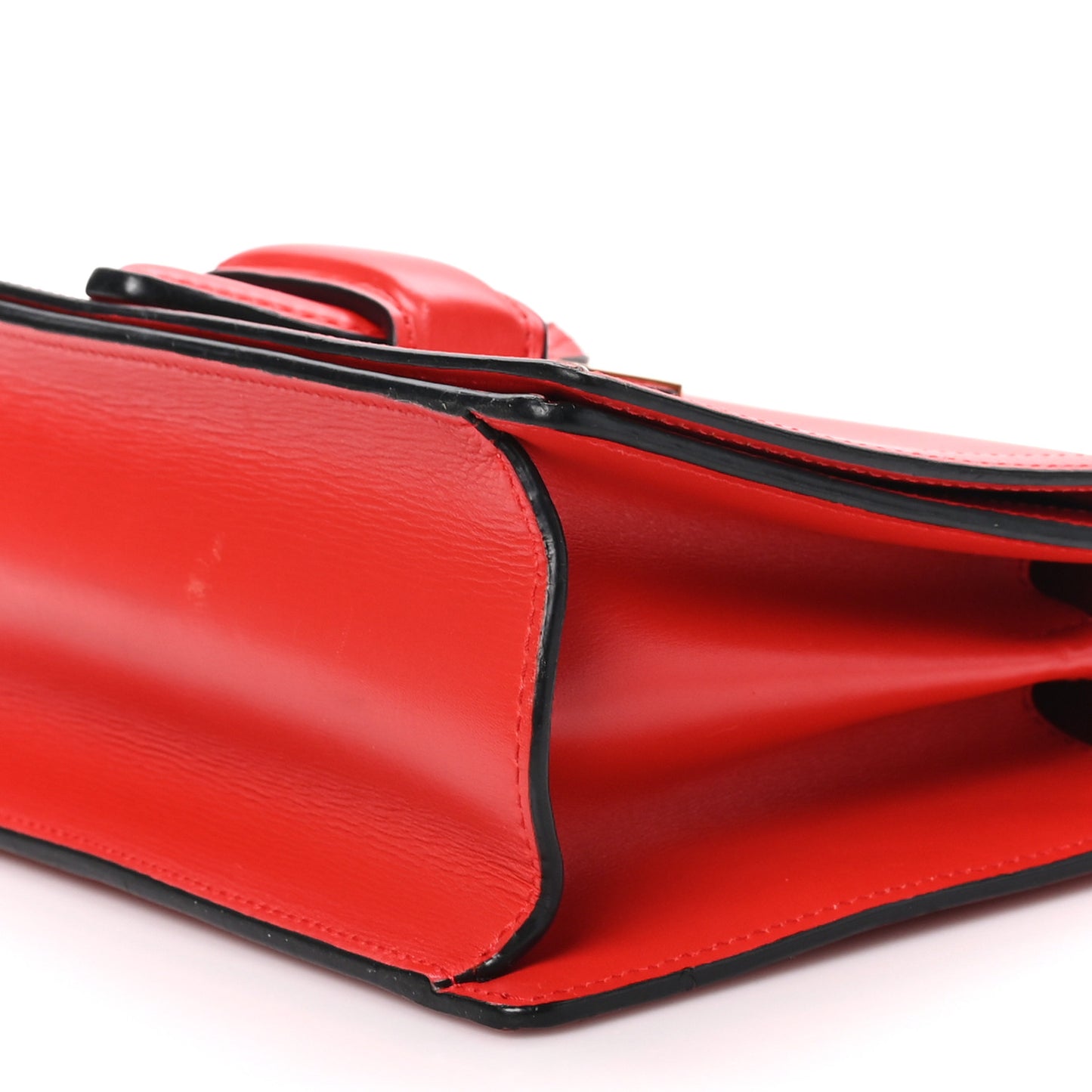 Calfskin Medium Barcelona Shoulder Bag Red