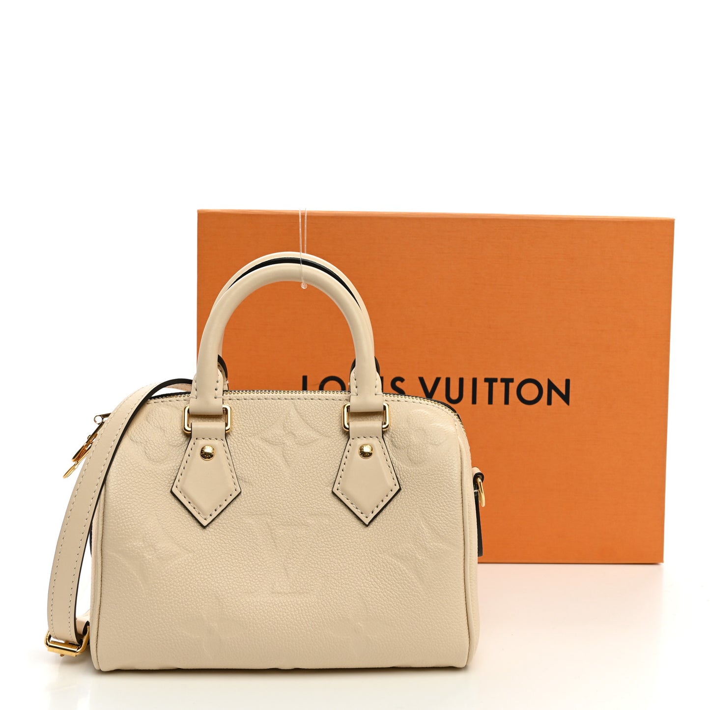 Empreinte Monogram Giant Speedy Bandouliere 20 Creme