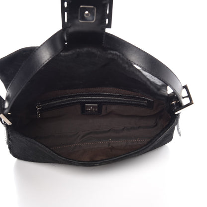 Fendi Calf Hair Baguette Black 5 of 11