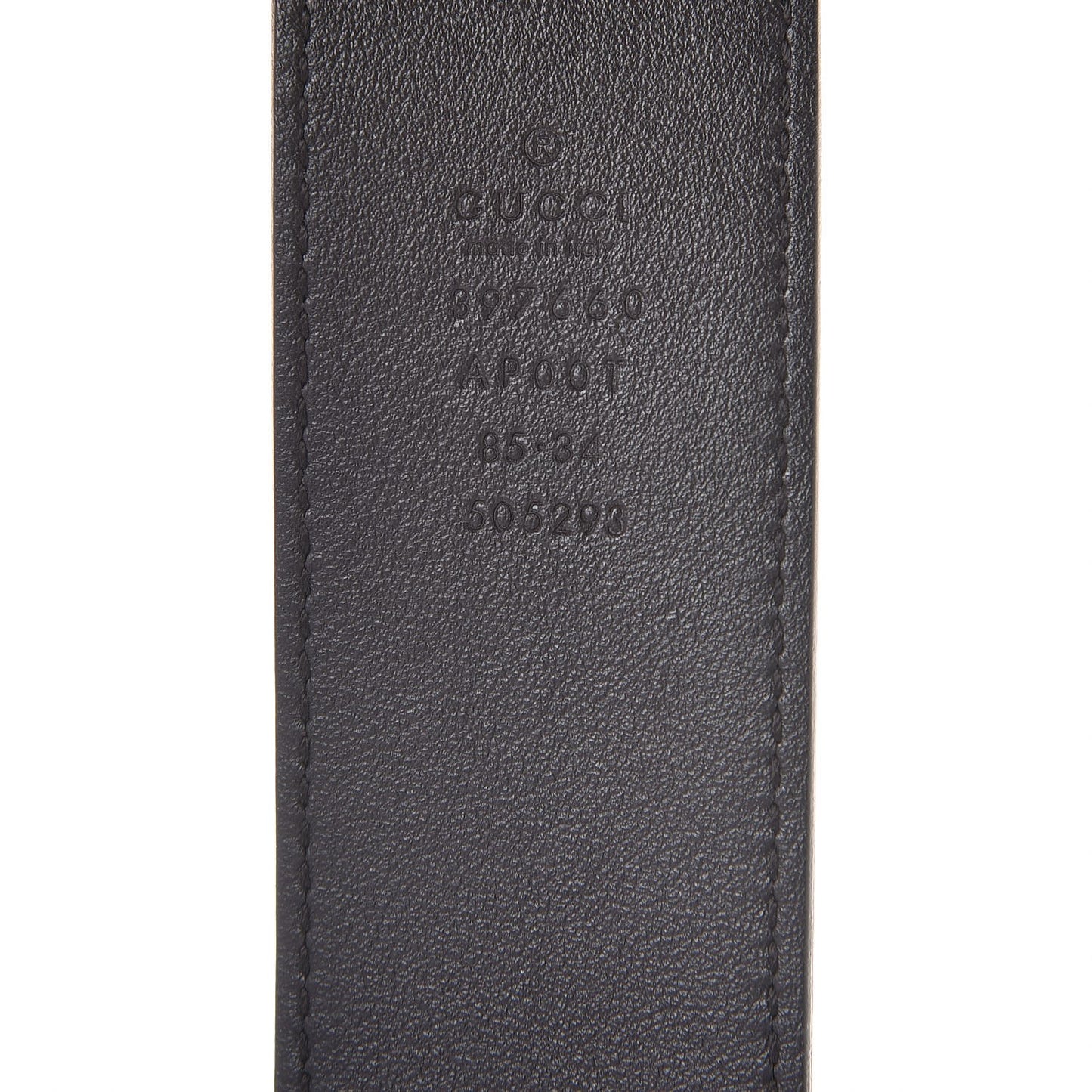 Calfskin Double G 40mm Belt 85 34 Dark Cocoa