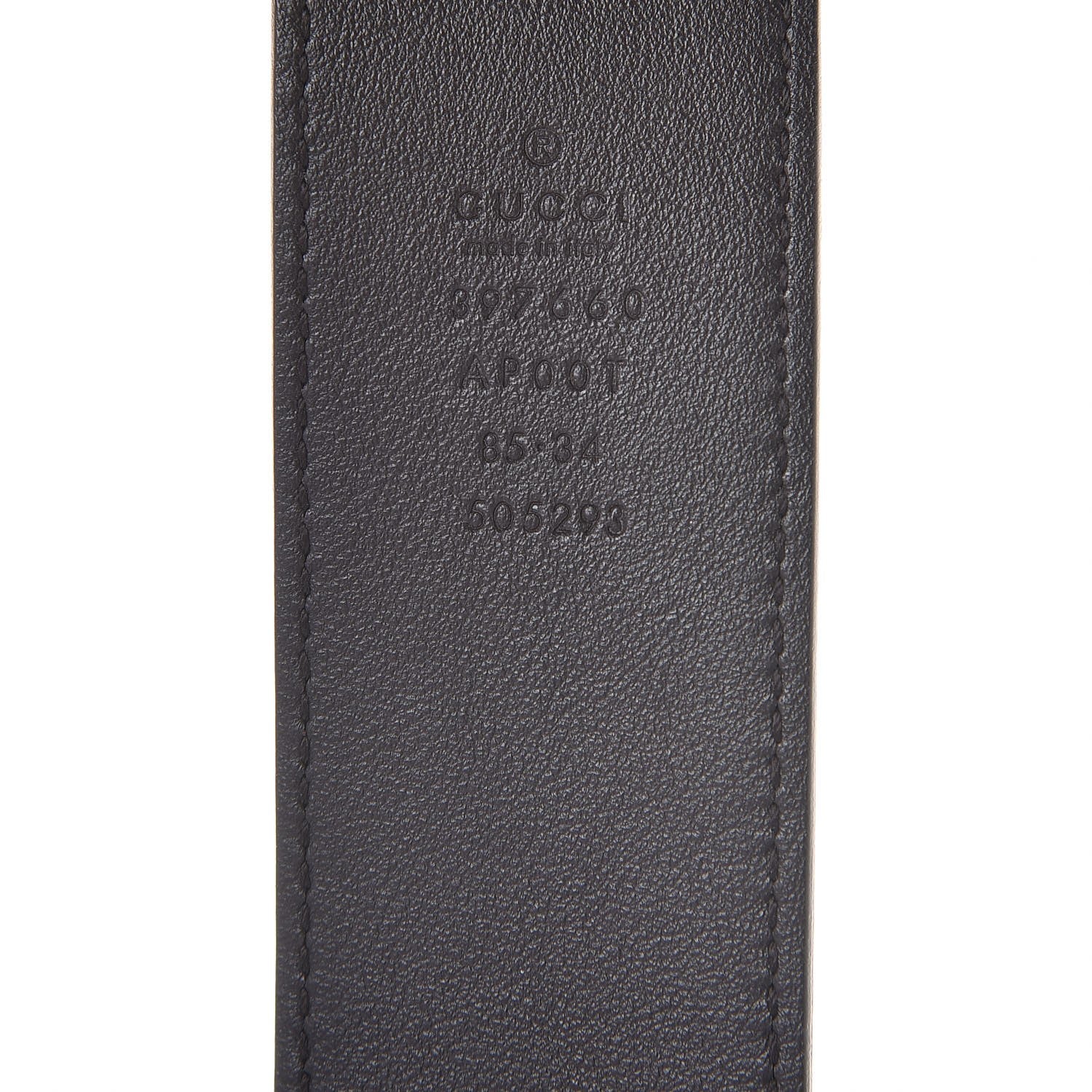 Gucci Calfskin Double G 40mm Belt 85 34 Dark Cocoa 7 of 7