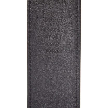 Gucci Calfskin Double G 40mm Belt 85 34 Dark Cocoa 7 of 7