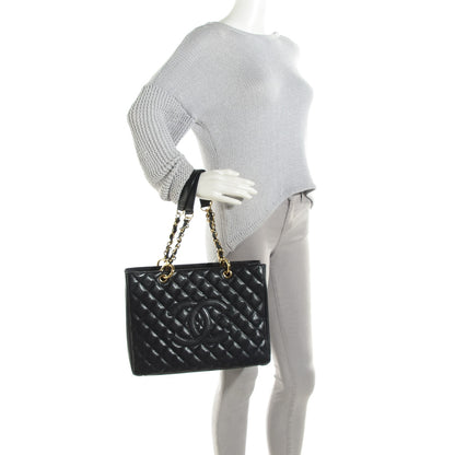 Chanel Caviar Grand Shopping Tote GST Black 2 of 7